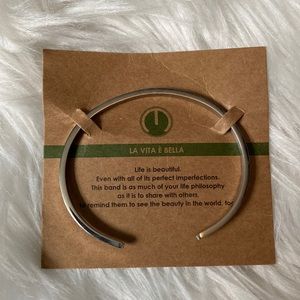 Mantraband stainless steel bracelet